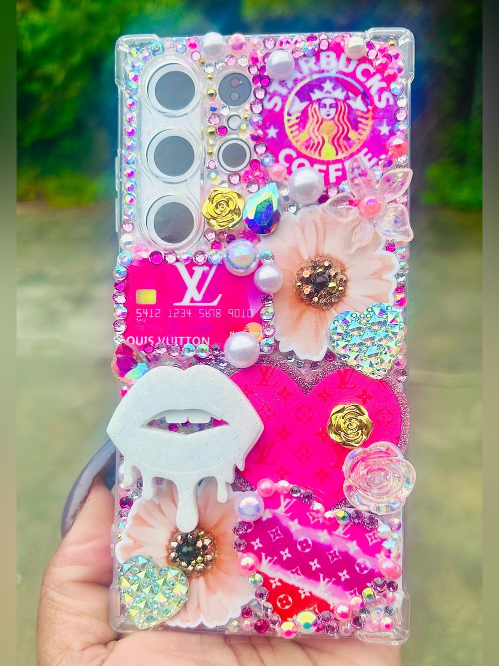 S24 ULTRA🩷Bling Phone Case (Galaxy S24 Ultra) Accessories| Gifts| Floral